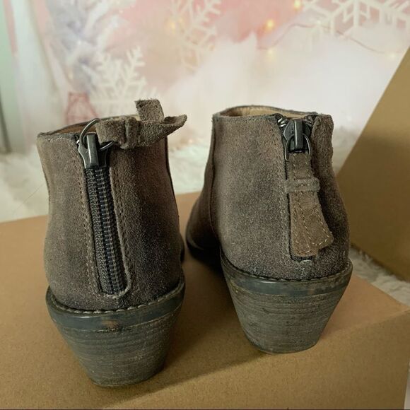 — Kelsi Dagger — Size 6 Brown Suede Ankle Boots - Picture 6 of 9